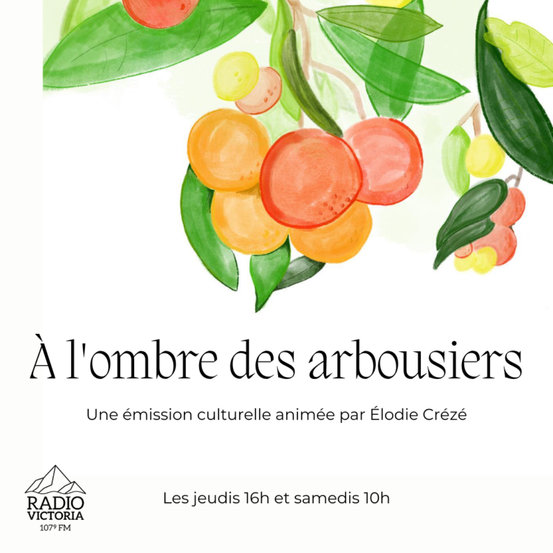 In the shade of the arbutus trees. A cultural program hosted by Élodie Crézé